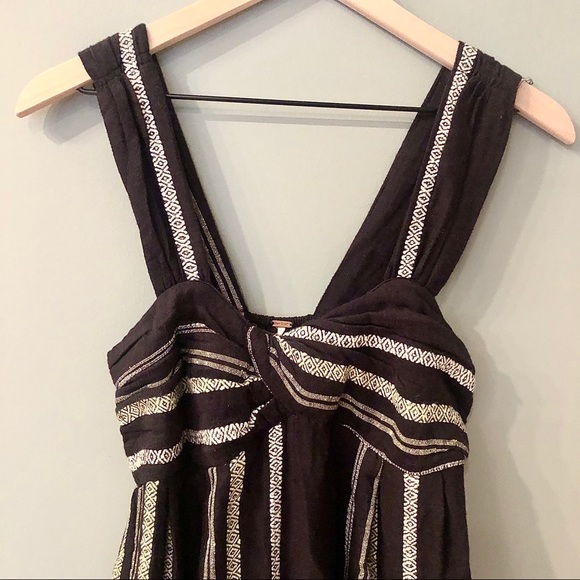 Free People • Breezin’ Through Stripe Jumpsuit - Picture 4 of 7